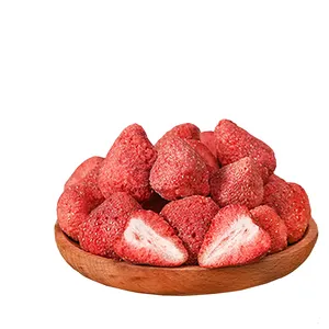 Gefrier getrocknetes Obst und Gemüse Gesundes Essen 100% Erdbeere Gefriertrocknung Erdbeere