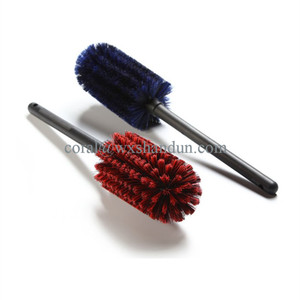 Cepillo <span class=keywords><strong>de</strong></span> espuma rojo SHANDUN SD-BH con mango <span class=keywords><strong>de</strong></span> plástico para lavado <span class=keywords><strong>de</strong></span> <span class=keywords><strong>coches</strong></span>, venta al por mayor personalizada, para limpieza <span class=keywords><strong>de</strong></span> llantas <span class=keywords><strong>de</strong></span> coche - Product Image 4
