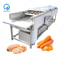 Oceaan Industriële Aardappel Borstelwasmachine Apparatuur Trommel Fruit Wortel Plantaardige Wortel Wassen Palm Dadelreinigingsmachine