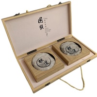 19x19 Go Game Set Boîte cadeau de haute qualité avec pierres convexes simples en mélamine et bols