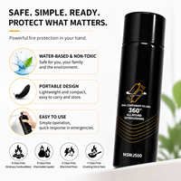 Extincteur portable à base d'eau 500 ml Non toxique Facile à utiliser 360° °   Protection incendie complète pour la maison, la voiture, le bureau, le camping