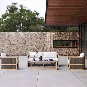 Sofá moderno para exteriores junto a la piscina, Material de madera, ocio, teca, Patio <span class=keywords><strong>General</strong></span>, sala de estar, muebles de interior, patio, balcón, sillas - Product Image 5