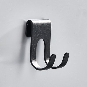 Crochet inversé en aluminium Jcity 4x2cm pour rangement de salle de bain, cuisine, ou comme porte-vêtements - Product Image 2
