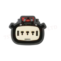 Connecteur automobile étanche 3 broches mâle 7S038Y-3-21 avec faisceau de câbles scellé et bornes H62 12V 10A en laiton