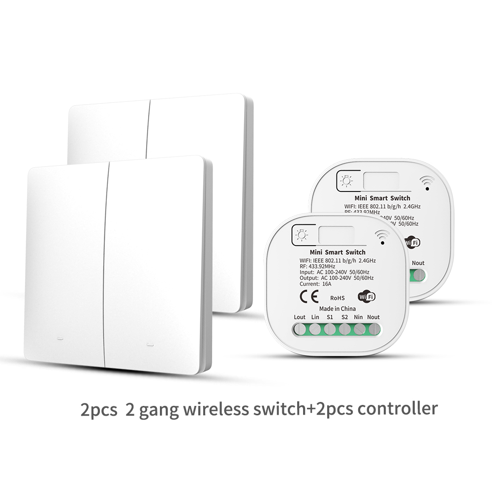 2*2gang 2Receiver-W
