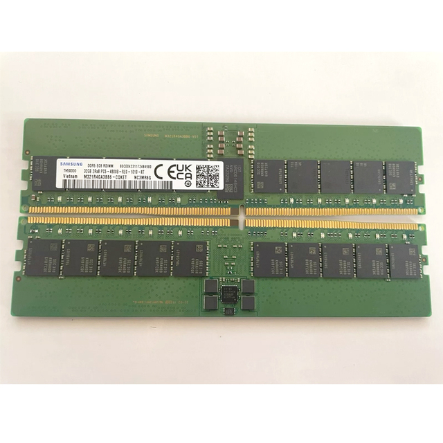 Wholesale Price in Stock M321R4GA3BB6-CQK 32GB 2RX8 PC5-4800B DDR5 4800 ECC RDIMM REG Server Memory RAM
