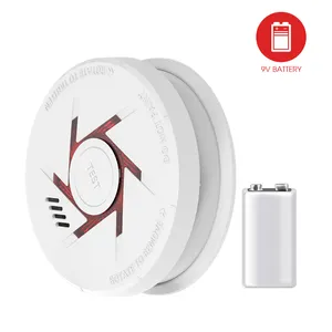 Good Quality China Smoke Detector 9v Smoke Only En14604 Standalone Mini Fire Alarm 1year En14604 Standalone Smoke Detector