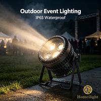 LED COB Zoom PAR Can 4x50W COB Warm-Kaltweiß 2in1 Wasserdicht IP65 DMX512 Bühnen-Spotlicht