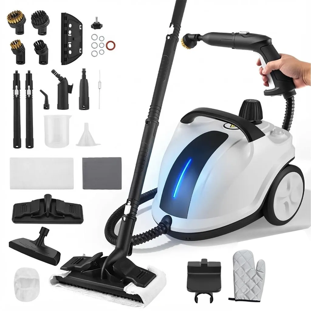 High Quality Commercial Steam Cleaning Machine 5 Bar High Temperature Vapor Steam Cleaner for Kitchen Bathroom Car Stain Removal