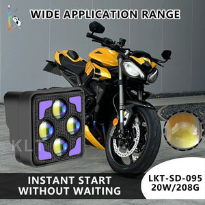 <span class=keywords><strong>KLT</strong></span> Nouveau projecteur à 4 lentilles, phare antibrouillard, feux de <span class=keywords><strong>conduite</strong></span> laser bicolores, feux auxiliaires LED super lumineux pour moto - Product Image 6