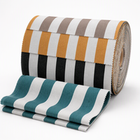 Tissu en oléfine Marina Stripe pour coussins de chaise longue de piscine, textile d'ameublement extérieur 310 g/m², séchage rapide