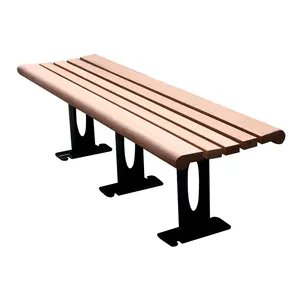 Panneau de banc en bois composite plastique WPC banc WPC panneau wpc latte banc de jardin de parc