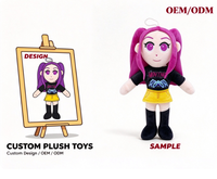 Pendentif en peluche personnage d'anime, adorable poupée en peluche Chibi pour ornement de sac, cadeau pour fans, pendentif en peluche personnage d'anime