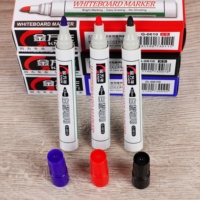 Marqueurs pour tableau blanc GENVANA, fournitures de bureau et scolaires, 3 couleurs, pointe bille de 3,5 mm, effaçables à sec, pour la vente en gros de papeterie