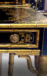 Tocador de estilo americano antiguo Yips, diseño clásico pintado a mano para dormitorio u hotel, hecho de madera - Product Image 4