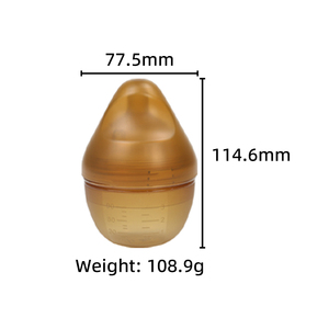 90ml BPA Free neonato biberon 0-12 mesi solido Silicone PP bocca larga capezzolo disegno di alimentazione del capezzolo imita il biberon del latte materno - Product Image 3