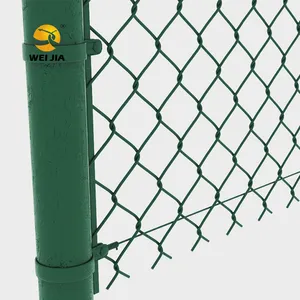 Hot selling stainless steel galvanized sports field chain link fence 8 feet price cost manufacturers