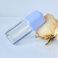 Tube de brillant à lèvres transparent personnalisé populaire en AS/ABS brillant, conteneur cosmétique vide de 3,5 ml, fournisseur d'emballages pour crayons à lèvres Beauty Glazed