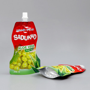High quality cosmetic stand up liquid icing packaging spout pouch - Product Image 2