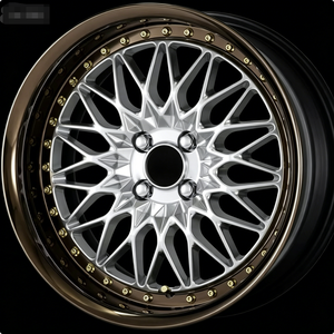 2 Piezas de Ruedas Forjadas de Dos Piezas 4x108 4x114.3 4x100 de 17" 18" Pulgadas y 4 Orificios, Nuevas Ruedas de Aleación de Aluminio de 20mm para <span class=keywords><strong>Mini</strong></span> <span class=keywords><strong>Cooper</strong></span> - Product Image 2