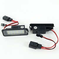 Feux de Plaque d'Immatriculation Arrière pour Skoda Seat Leon Ibiza VW Golf 4 5 6 7 MK4 MK7 Passat CC Polo Scirocco
