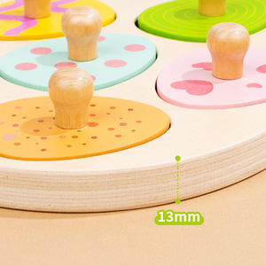 Puzzles éducatifs précoces Montessori pour enfants bricolage planche <span class=keywords><strong>de</strong></span> Puzzle en bois avec <span class=keywords><strong>jeu</strong></span> <span class=keywords><strong>de</strong></span> puzzle assorti <span class=keywords><strong>de</strong></span> forme géométrique pour les enfants - Product Image 4