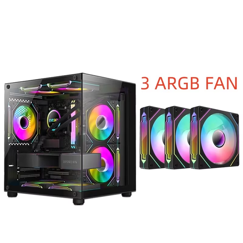 Negro + 3 ARGB FAN