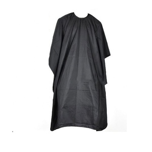 Delantal de Barbero Impermeable Negro con Logotipo Personalizado OEM, Capa para Salón de Belleza, Corte de Cabello, Maquillaje, Peluquería - Product Image 5