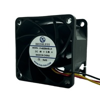 6038 6CM EC Bürstenloser Axiallüfter 60x60x38mm 80V~230V für High-End-Server, redundante industrielle Frequenzumrichter