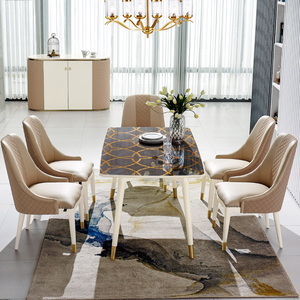 A buon mercato Nordic minimalista formale foyer tavoli <span class=keywords><strong>e</strong></span> <span class=keywords><strong>sedie</strong></span> set da pranzo in legno per ristorante - Product Image 1