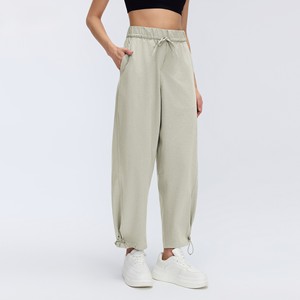 Nouveau pantalon <span class=keywords><strong>de</strong></span> jogging décontracté pour <span class=keywords><strong>femme</strong></span>, coupe courte, à cordon <span class=keywords><strong>de</strong></span> serrage, séchage rapide, respirant, idéal pour la gym, le fitness, la course et le sport – Collection Printemps-Été - Product Image 4