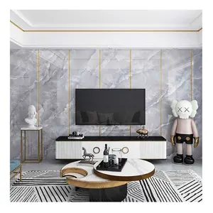 Peel and Stick 3D Foam Rock Marble Papel pintado abstracto Autoadhesivo PET Foam Marble Home Wall Roll Wallpaper Sticker