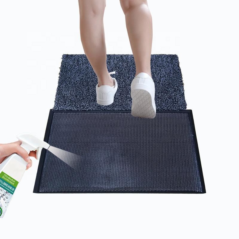 Easy Clean and Dry Microfiber Entrance Door Sole Cleaning Dirty Shoe Boot Sanitizing Striding Mat