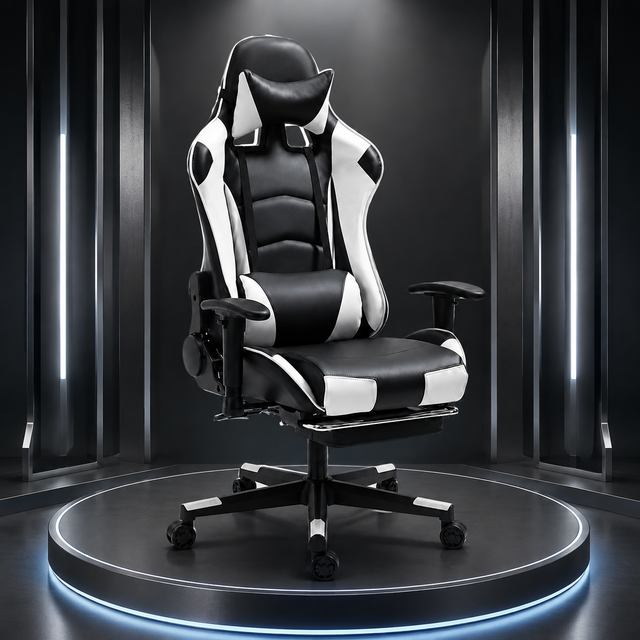 AOR PU Leather Massage Gaming Chair Ergonomic Office Computer Chair High Back Racing Gamer Adjustable Reclining Factory