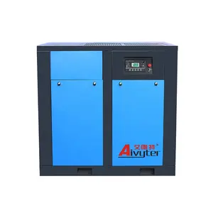 100Hp 75kW 12Bar Air Cooling Direct Driven Rotary Screw Air Compressor For Metal & Metallurgy Machinery