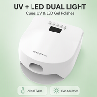 Lampe de séchage pour salon de manucure 57 LED UV double zone 365nm 405nm avec capteur infrarouge automatique et écran LCD – Vente en gros usine OEM ODM