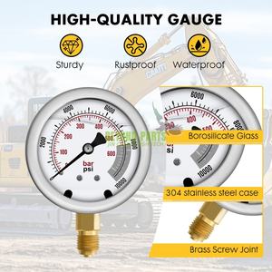 Hidrolik teşhis Test cihazı kiti 5 göstergeleri 13 için Test kaplinler için ekskavatör inşaat makineleri için hidrolik basınç testi - Product Image 4