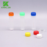 Tube cryogénique autoportant en plastique de haute qualité avec fond conique, 1,8 ml, pour tests chimiques rapides en laboratoire