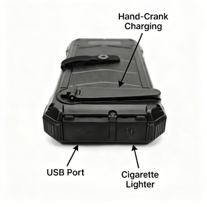 Batterie Externe <span class=keywords><strong>Solaire</strong></span> 20000mAh avec 7 Panneaux Détachables, Chargeur sans Fil à Manivelle, Équipement de Survie pour <span class=keywords><strong>Camping</strong></span>, Randonnée et Urgences - Product Image 4
