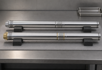 Pompe submersible pour puits profond en acier inoxydable de 4 pouces 4SD10/10 2HP 1.5KW, grande capacité, pour l'approvisionnement en eau des camps de travail