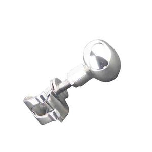 Bouton de commande universel en acier inoxydable pour volant, anti-rouille, argenté, pour voiture - Product Image 4