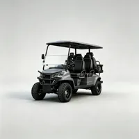 Buggy électrique haute performance 6 places alimenté au lithium, vente en gros directe d'usine pour clubs de golf et propriétés privées
