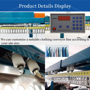 Satılık çamaşır kemer <span class=keywords><strong>metal</strong></span> dedektörü giysiler için zincir çamaşır giysi konveyör - Product Image 3