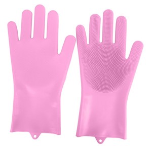 Gants de lavage de vaisselle en caoutchouc de <span class=keywords><strong>silicone</strong></span> et gants en <span class=keywords><strong>silicone</strong></span> pour le lavage de la vaisselle - Product Image 3