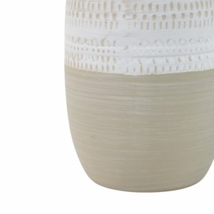 Vaso decorativo in ceramica bicolore, moderno e di design, per soggiorno, camera da letto, ufficio, decorazioni per la casa - Product Image 5