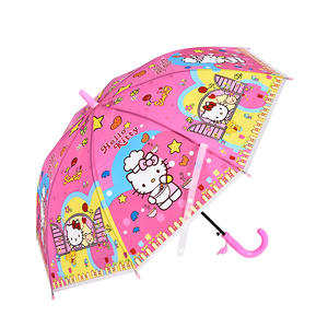 Parapluie droit pour enfants Elsa, vente en gros, personnalisé, dessin animé mignon, acier, plastique, polyester, impression numérique, enfants, POE 19 * 8k, tout - Product Image 2