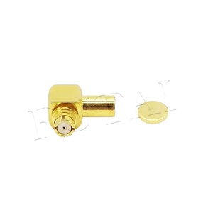 Conector Coaxial RF de Ángulo Recto (Ventana Celestial) DC~11GHz SMP, Chapado en Oro, Alta Frecuencia, para Cable RG405, Personalizable - Product Image 1
