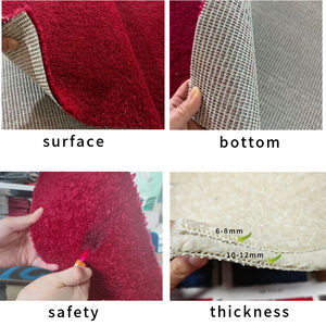 Rouleau de tapis antidérapant pour l'intérieur Protecteur de sol pour la chambre à coucher, la maison, les tapis sont faits à la machine. - Product Image 2