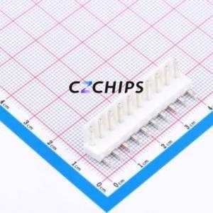 XY-VH3.96-10A21 Wire-to-Board Pin Header Bent Lead Through Hole,P=3.96mm Connector 1x10P 3.96mm Right Angle Insert 10P - Product Image 1