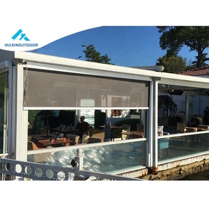 <span class=keywords><strong>Volet</strong></span> fenêtre fermeture éclair Zigbee rouleau moderne Black Out skylight ombre extérieur turc store rideau pour chambre - Product Image 6